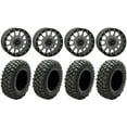 thumbnail image 1 of System 3 SB-5 Grey 14" Wheels 30" Crawler XR Tires Can-Am Commander Maverick Renegade Outlander Defender, 1 of 4