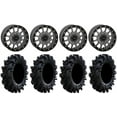 thumbnail image 1 of System 3 SB-5 Grey 14" Wheels 32" Intimidator Tires Sportsman RZR Ranger, 1 of 4