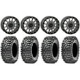 thumbnail image 1 of System 3 SB-5 Grey 14" Wheels 32" Roxxzilla 396 Tires Sportsman RZR Ranger, 1 of 4