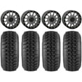 thumbnail image 1 of System 3 SB-5 Grey 15" Wheels 30" Desert Series Tires Kawasaki Mule Pro FXT, 1 of 4