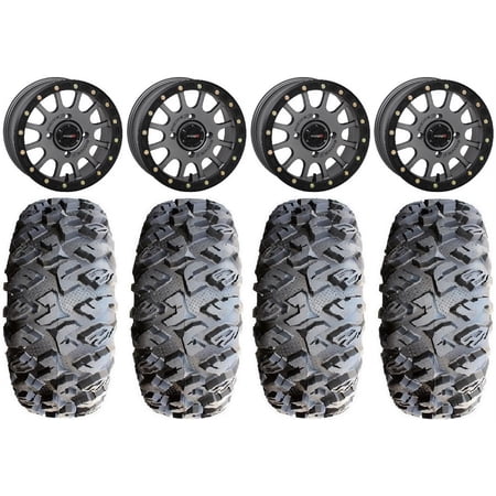 System 3 SB-5 Grey 15" Wheels 31" MotoClaw Tires Sportsman RZR Ranger