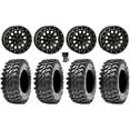 thumbnail image 1 of System 3 SB-6 15" Wheels Black (4+3) 32" Rampage Tires Polaris RZR Turbo R & Pro R Ranger 1500 Xpedition, 1 of 4