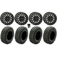 thumbnail image 1 of System 3 SB-6 15" Wheels Black (4+3) 33" Crawler XR Tires Kawasaki Mule Pro FXT, 1 of 4