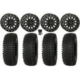 thumbnail image 1 of System 3 SB-6 15" Wheels Black (4+3) 33" Roctane STX Tires Can-Am Commander Maverick Renegade Outlander Defender, 1 of 4