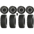 thumbnail image 1 of System 3 SB-6 15" Wheels Black (4+3) 35" BDC Tires Can-Am Maverick X3 / Honda Pioneer 1000 / Talon, 1 of 4
