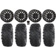 thumbnail image 1 of System 3 SB-6 15" Wheels Black (4+3) 35" Roctane T4 Tires Polaris RZR XP 1000 / PRO XP / Ranger XP 900/1000, 1 of 4