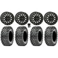 thumbnail image 1 of System 3 SB-6 15" Wheels Black (4+3) 35" Roxxzilla Tires Sportsman RZR Ranger, 1 of 4