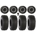 thumbnail image 1 of System 3 SB-6 15" Wheels Black (4+3) 35" XC450 Tires Polaris RZR Turbo R & Pro R Ranger 1500 Xpedition, 1 of 4