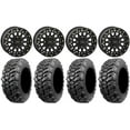 thumbnail image 1 of System 3 SB-6 15" Wheels Black (5+2) 28" Sniper 920 Tires Sportsman 550 850 1000, 1 of 4