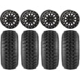 thumbnail image 1 of System 3 SB-6 15" Wheels Black (5+2) 32" DS Soft Tires Can-Am Commander Maverick Renegade Outlander Defender, 1 of 4