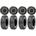 thumbnail image 1 of System 3 SB-6 15" Wheels Black (5+2) 32" Roxxzilla 396 Tires Polaris RZR XP 1000 / PRO XP / Ranger XP 900/1000, 1 of 4