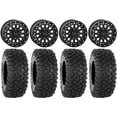 thumbnail image 1 of System 3 SB-6 15" Wheels Black (6+1) 30" XC450 Tires Can-Am Commander Maverick Renegade Outlander Defender, 1 of 4