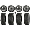 thumbnail image 1 of System 3 SB-6 15" Wheels Gunmetal (4+3) 33" BDC Tires Can-Am Maverick X3 / Honda Pioneer 1000 / Talon, 1 of 4