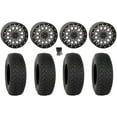 thumbnail image 1 of System 3 SB-6 15" Wheels Gunmetal (4+3) 35" DX440 Tires Sportsman RZR Ranger, 1 of 4