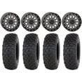 thumbnail image 1 of System 3 SB-6 15" Wheels Gunmetal (6+1) 33" Chicane DS Tires Polaris RZR XP 1000 / PRO XP / Ranger XP 900/1000, 1 of 4