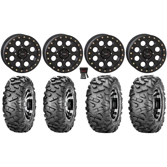 System 3 SB-7 14" Wheels Black (4+3) 26" BigHorn Tires Polaris RZR XP 1000 / PRO XP / Ranger XP 900/1000