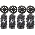 thumbnail image 1 of System 3 SB-7 14" Wheels Black (4+3) 27" Moto MTC Tires Polaris RZR XP 1000 / PRO XP / Ranger XP 900/1000, 1 of 4