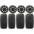 thumbnail image 1 of System 3 SB-7 14" Wheels Black (4+3) 27" Reptile Tires Kawasaki Teryx Mule, 1 of 4