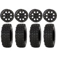 thumbnail image 1 of System 3 SB-7 14" Wheels Black (4+3) 28" XComp ATR Tires Sportsman RZR Ranger, 1 of 4
