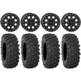 thumbnail image 1 of System 3 SB-7 14" Wheels Black (4+3) 28" XTR370 Tires Kawasaki Mule Pro FXT, 1 of 4