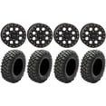 thumbnail image 1 of System 3 SB-7 14" Wheels Black (4+3) 30" Crawler XR Tires Can-Am Commander Maverick Renegade Outlander Defender, 1 of 4