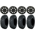 thumbnail image 1 of System 3 SB-7 14" Wheels Black (4+3) 30" Klever X/T Tires Sportsman RZR Ranger, 1 of 4