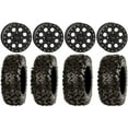 thumbnail image 1 of System 3 SB-7 14" Wheels Black (4+3) 30" Rip Saw Tires Can-Am Commander Maverick Renegade Outlander Defender, 1 of 4