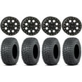 thumbnail image 1 of System 3 SB-7 14" Wheels Black (4+3) 32" Terra Hook Tires Can-Am Commander Maverick Renegade Outlander Defender, 1 of 4