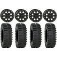 thumbnail image 1 of System 3 SB-7 14" Wheels Black (4+3) 32" XT400 Tires Sportsman RZR Ranger, 1 of 4
