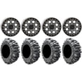 thumbnail image 1 of System 3 SB-7 14" Wheels Titanium (4+3) 30" Bogger Tires Can-Am Commander Maverick Renegade Outlander Defender, 1 of 4