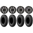 thumbnail image 1 of System 3 SB-7 15" Wheels Black (4+3) 30" MotoRally Tires Kawasaki Teryx Mule, 1 of 4