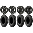 thumbnail image 1 of System 3 SB-7 15" Wheels Black (4+3) 33" MotoRally Tires Sportsman RZR Ranger, 1 of 4