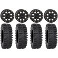 thumbnail image 1 of System 3 SB-7 15" Wheels Black (4+3) 33" XT400 Tires Sportsman RZR Ranger, 1 of 4