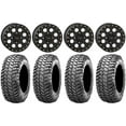 thumbnail image 1 of System 3 SB-7 15" Wheels Black (5+2) 32" Liberty Tires Sportsman RZR Ranger, 1 of 4