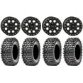 thumbnail image 1 of System 3 SB-7 15" Wheels Black (5+2) 35" Roxxzilla Tires Sportsman RZR Ranger, 1 of 4