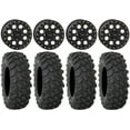 thumbnail image 1 of System 3 SB-7 15" Wheels Black (5+2) 35" XTR370 Tires Sportsman RZR Ranger, 1 of 4