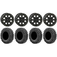 thumbnail image 1 of System 3 SB-7 15" Wheels Black (6+1) 30" MotoRavage Tires Sportsman RZR Ranger, 1 of 4