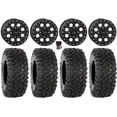 thumbnail image 1 of System 3 SB-7 15" Wheels Black (6+1) 30" XC450 Tires Sportsman RZR Ranger, 1 of 4