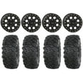 thumbnail image 1 of System 3 SB-7 15" Wheels Black (6+1) 33" Roctane T4 Tires Polaris RZR XP 1000 / PRO XP / Ranger XP 900/1000, 1 of 4