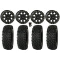 thumbnail image 1 of System 3 SB-7 15" Wheels Black (6+1) 35" Roctane STX Tires Can-Am Commander Maverick Renegade Outlander Defender, 1 of 4