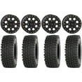 thumbnail image 1 of System 3 SB-7 15" Wheels Black (6+1/4+3) 32" BDC Tires Can-Am Defender, 1 of 5