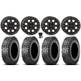 thumbnail image 1 of System 3 SB-7 15" Wheels Black (6+1/4+3) 32" Predator Tires Honda Talon, 1 of 5