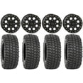 thumbnail image 1 of System 3 SB-7 15" Wheels Black (6+1/4+3) 32" XCR350 Tires Can-Am Defender, 1 of 5