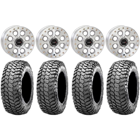 System 3 SB-7 15" Wheels Machined (6+1) 32" Liberty Tires Polaris RZR XP 1000 / PRO XP / Ranger XP 900/1000