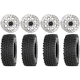 thumbnail image 1 of System 3 SB-7 15" Wheels Machined (6+1) 35" BDC Tires Sportsman RZR Ranger, 1 of 4