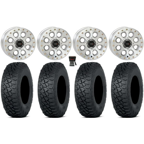 System 3 SB-7 15" Wheels Mh (6+1) 30" Tenacity XNR 8ply Tires Can-Am Maverick X3 / Honda Pioneer 1000 / Talon