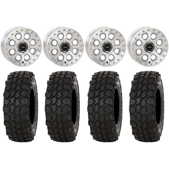System 3 SB-7 15" Wheels Mh (6+1) 32" XComp ATR Tires Sportsman RZR Ranger