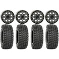 thumbnail image 1 of System 3 SB-7 15" Wheels Titanium (4+3) 35" XCR350 Tires Sportsman RZR Ranger, 1 of 4
