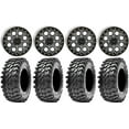 thumbnail image 1 of System 3 SB-7 15" Wheels Titanium (6+1/4+3) 32" Rampage Tires Honda Talon, 1 of 4