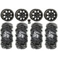 thumbnail image 1 of System 3 SB-7 Bdlk 18" Wheels 4+3 32" Moto MTC Tires Polaris RZR Turbo R & Pro R Ranger 1500 Xpedition, 1 of 4